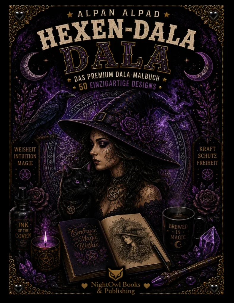 Hexen DALA – Mandala-Malbuch von Alpan Alpad