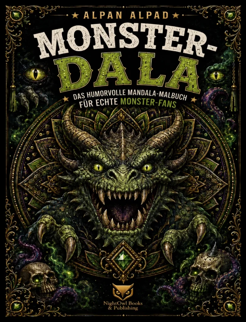Monster DALA – Mandala-Malbuch von Alpan Alpad