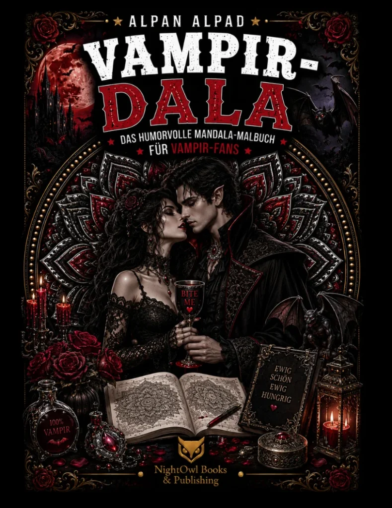 Vampir DALA – Mandala-Malbuch von Alpan Alpad